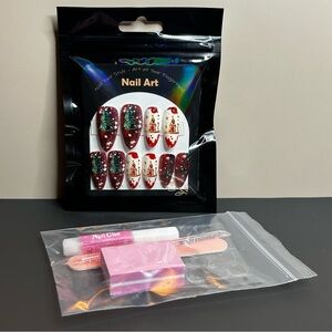 29 Piece Nail Art Set Christmas Winter New Year Theme